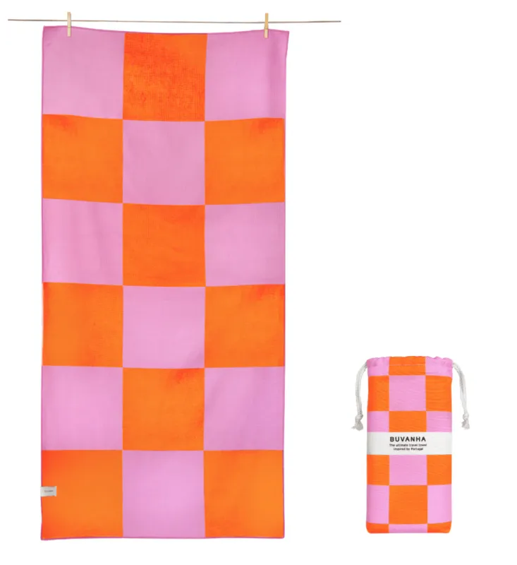 Buvanha handdoek portugal oranje/paars portugal
