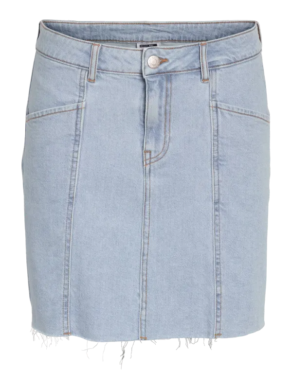 Noisy May NMNINE NW SHORT SKIRT AZ432LB Light Blue Denim 27034085