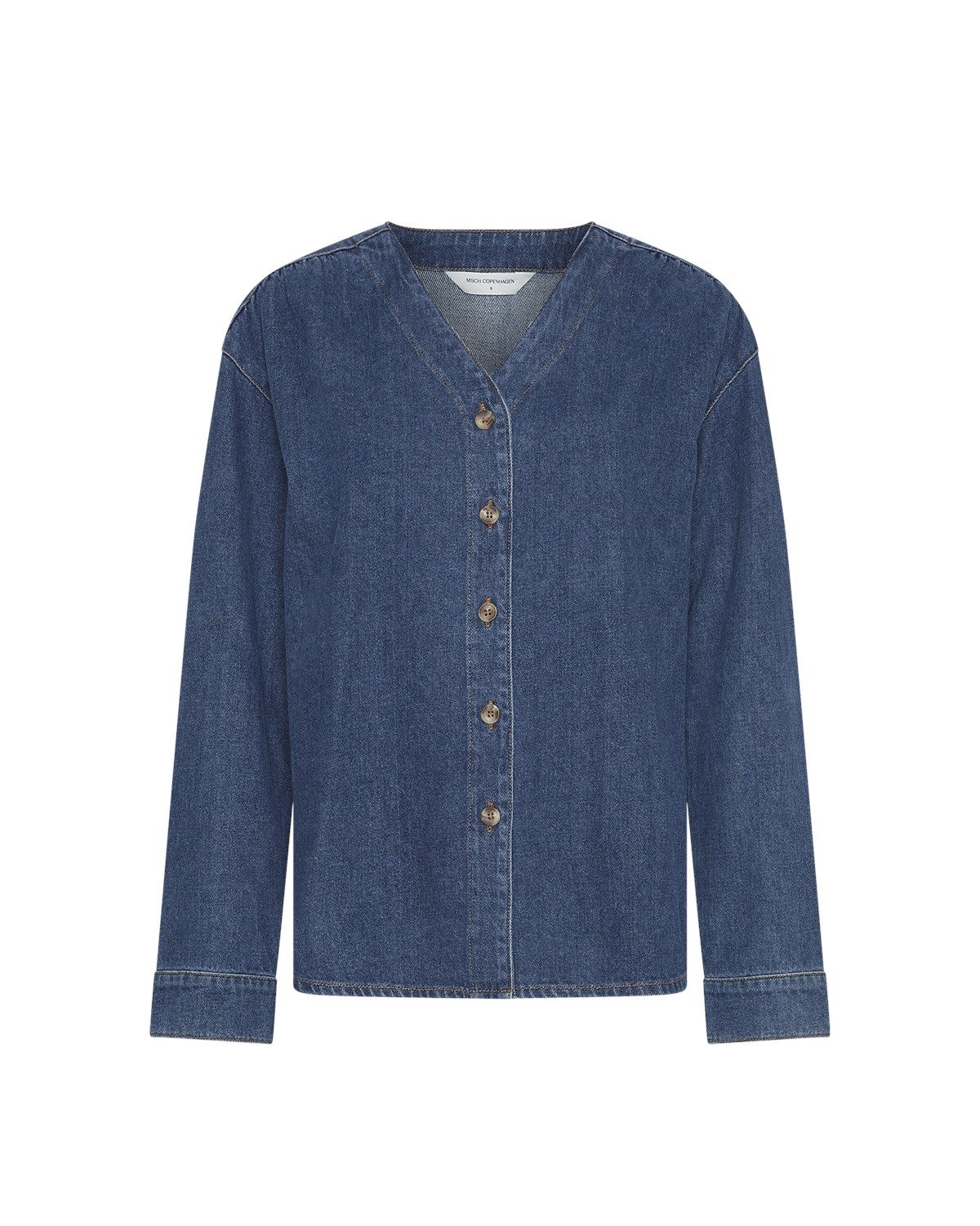 MSCH Copenhagen MSCHJolene Elena Shirt mid blue wash 19038