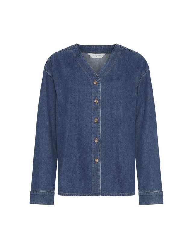 MSCH Copenhagen MSCHJolene Elena Shirt mid blue wash 19038