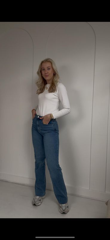 Nameless extra tall wide jeans Medium Blue RD2623
