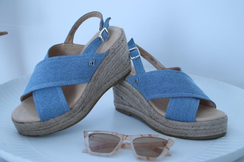 Babouche Lifestyle sleehak gaby light blue Gaby-33