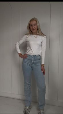Nameless extra tall straight jeans Light Blue RD2998