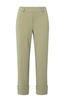 YaYa Jersey tailored trousers SOFT GREEN 01-309187-504