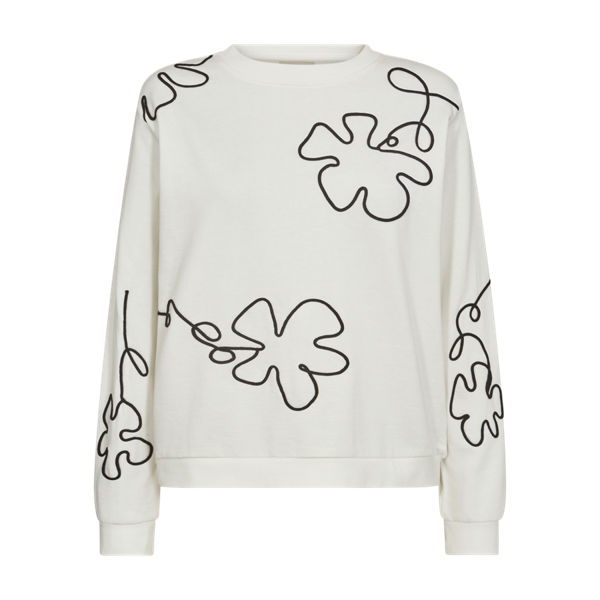 Freequent FQNALE-PULLOVER Star Off-white w. Black 205714