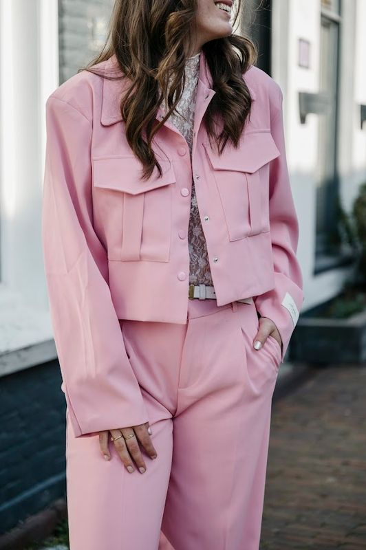 Ambika jasje met knopen Pink Jemma-2