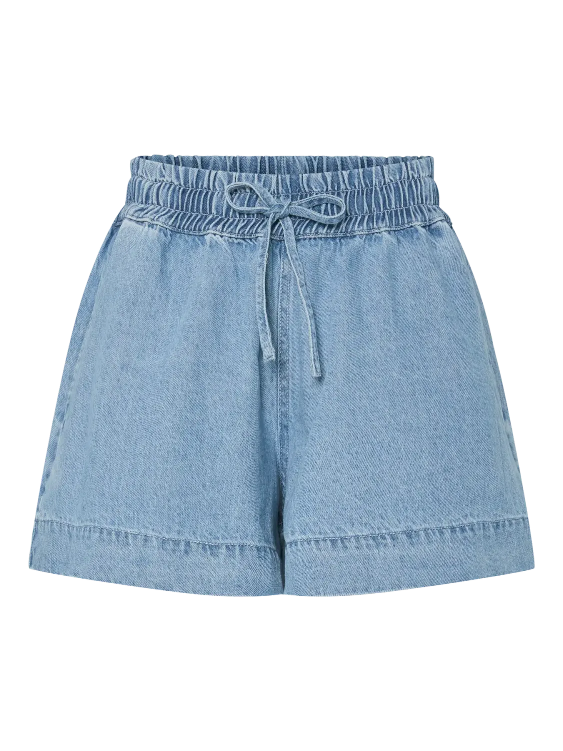 Pieces PCFLORA HW DENIM SHORTS Light Blue Denim 17158452