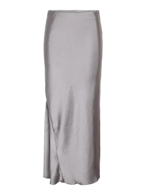 Noisy May NMSASHA NW MAXI SKIRT WVN Ghost Gray 27033850