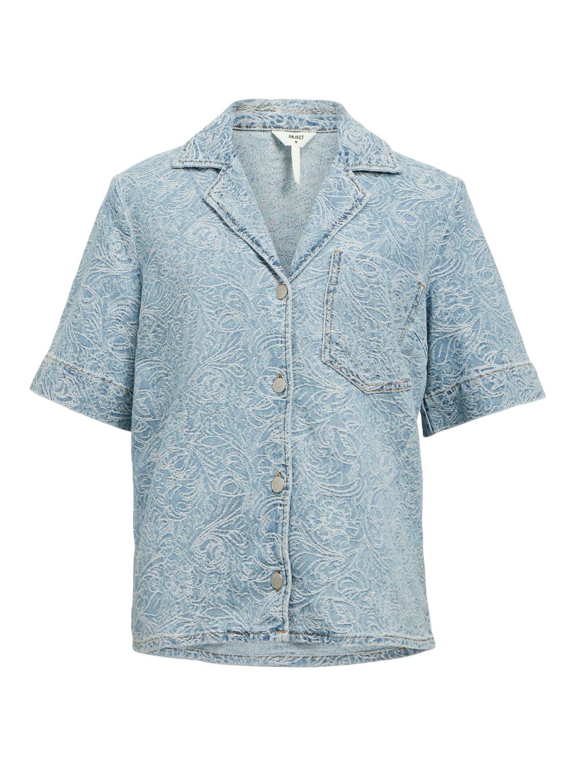 Object OBJMIRWA RE S/S DNM SHIRT 138 Light Blue Denim 23046421