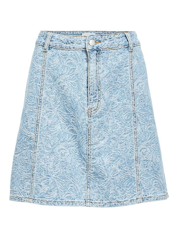 Object OBJMIRWA RE MW SHORT DNM SKIRT 138 Light Blue Denim/Pattern 23046422