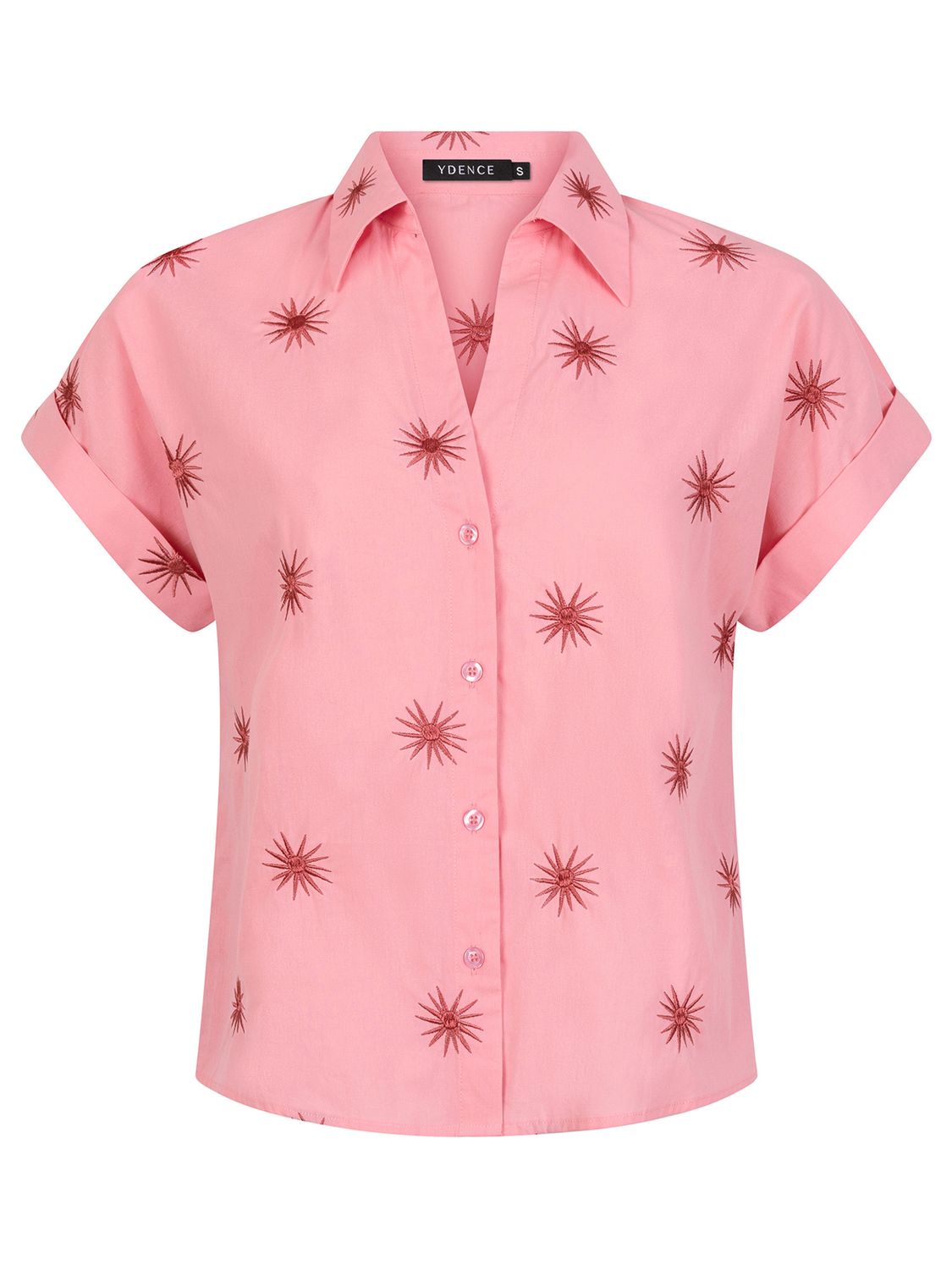 Ydence Blouse Sunny Coral pink/stone red HSS2529