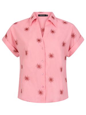 Ydence Blouse Sunny Coral pink/stone red HSS2529