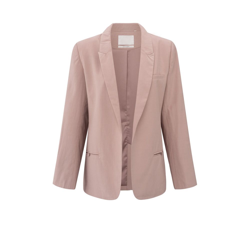 YaYa Woven loose fit blazer with sa SOFT MAUVE PINK 01-501067-505
