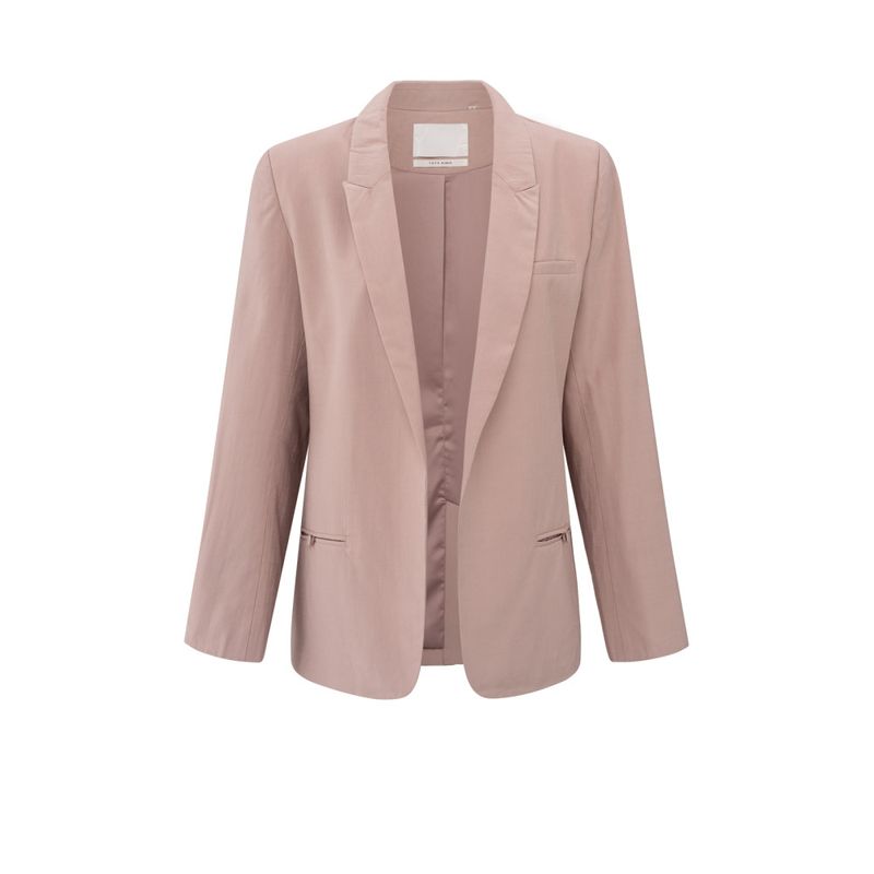 YaYa Woven loose fit blazer with sa SOFT MAUVE PINK 01-501067-505