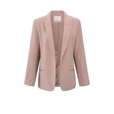 YaYa Woven loose fit blazer with sa SOFT MAUVE PINK 01-501067-505