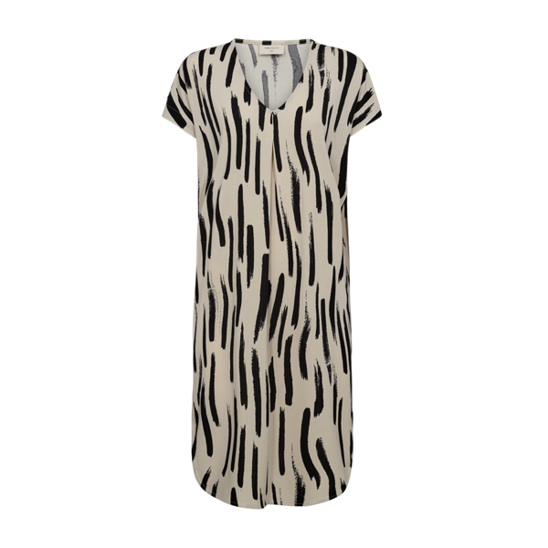 Freequent FQFLOI-DRESS Moonbeam w. Black 206676