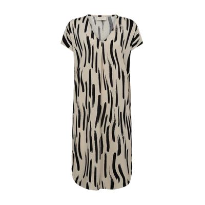 Freequent FQFLOI-DRESS Moonbeam w. Black 206676
