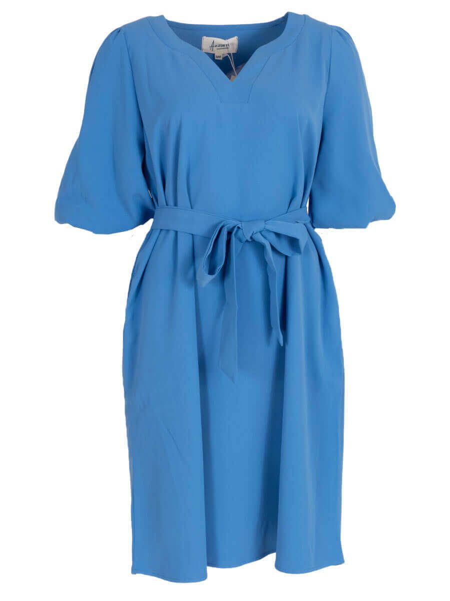 Azzurro Jurk Basis Blauw A-95174