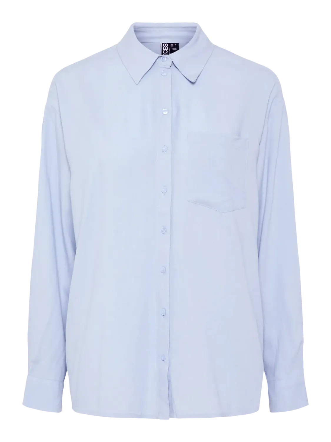 Pieces PCPIA LS LOOSE SHIRT WVN NOOS Cashmere Blue 17149315