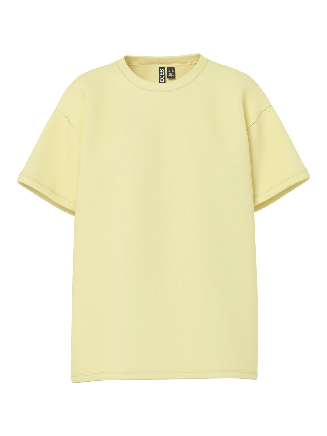 Pieces PCSKYLAR SS OVERSIZED TEE JRS NOOS Pale Banana 17146654