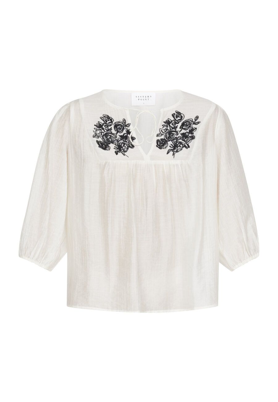 Sisters Point blouse cream/black esco-ms