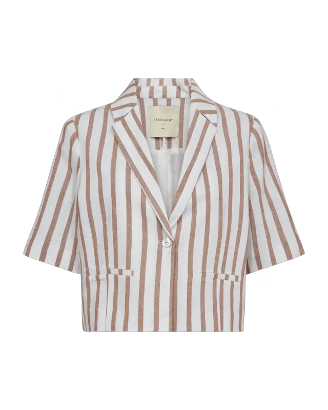 Freequent FQLAVISCO-JACKET Brilliant White w. Burro 205910