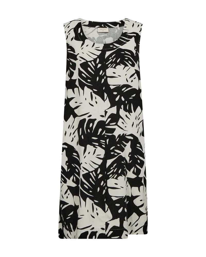 Freequent FQLAVISCO-DRESS Moonbeam w. Black 206097