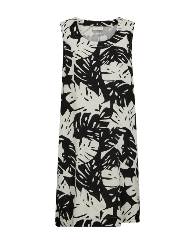Freequent FQLAVISCO-DRESS Moonbeam w. Black 206097