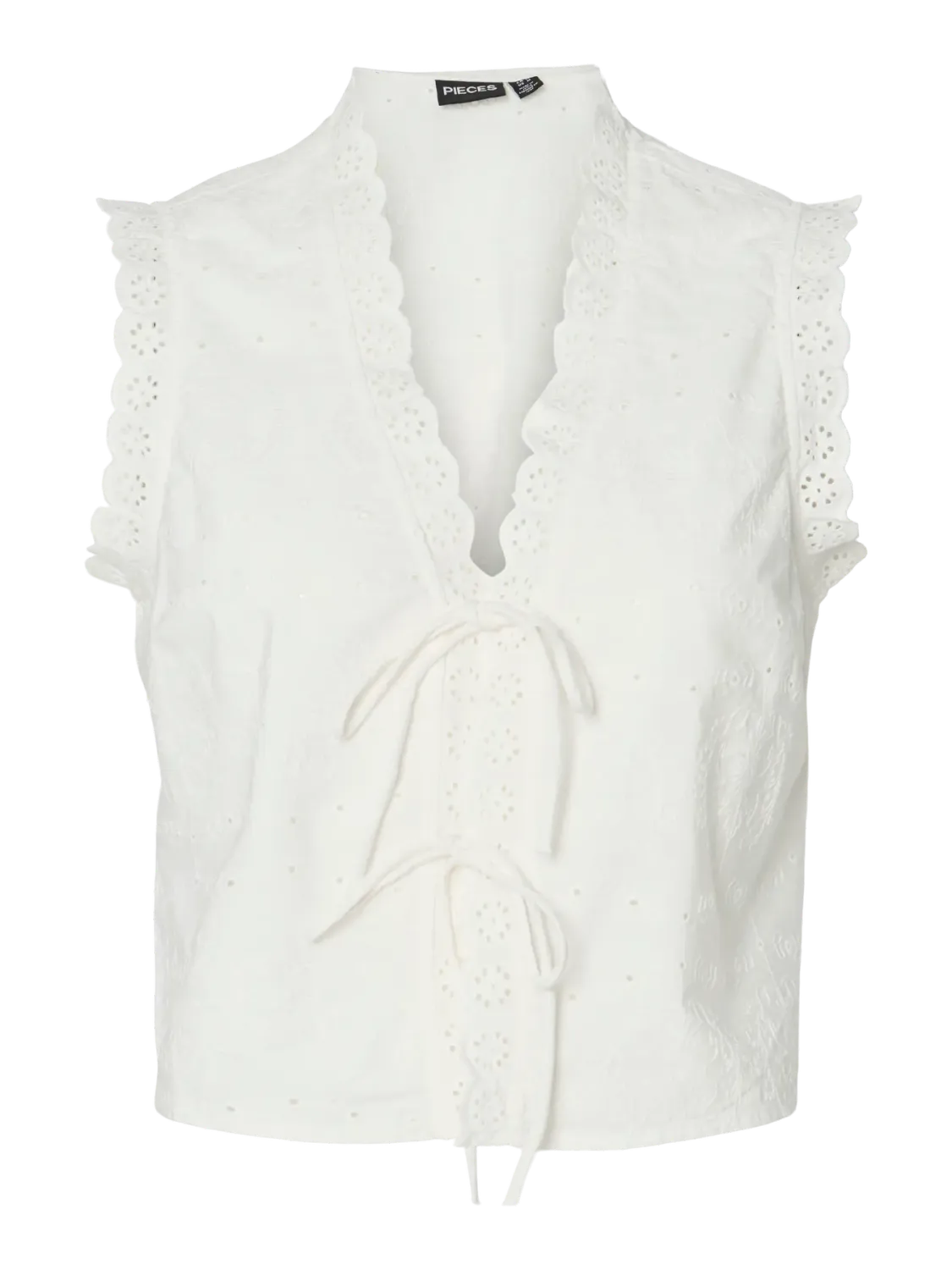 Pieces PCTALIA SL TIE TOP WVN Cloud Dancer 17157178