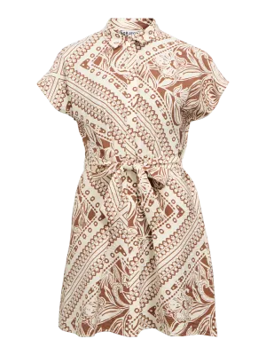 Object OBJLYDIA S/S RE SHORT DRESS E SS FA: Rawhide/Tofu 23047858
