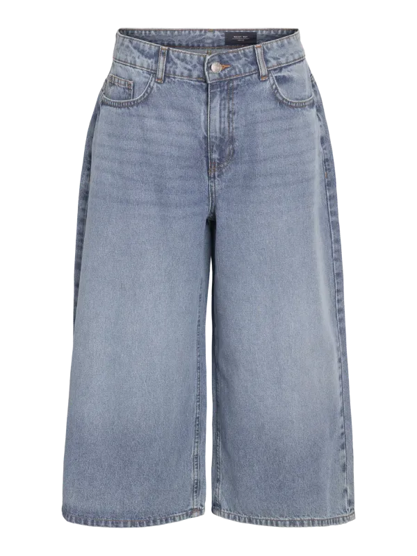 Noisy May NMWINDIE NW LOOSE LONG SHORTS AZ411: Light Blue Denim 27034082