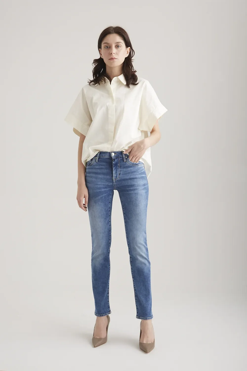 Cup Of Joe Denim Hannah - Cup of Joe blauw Hannah-COJ