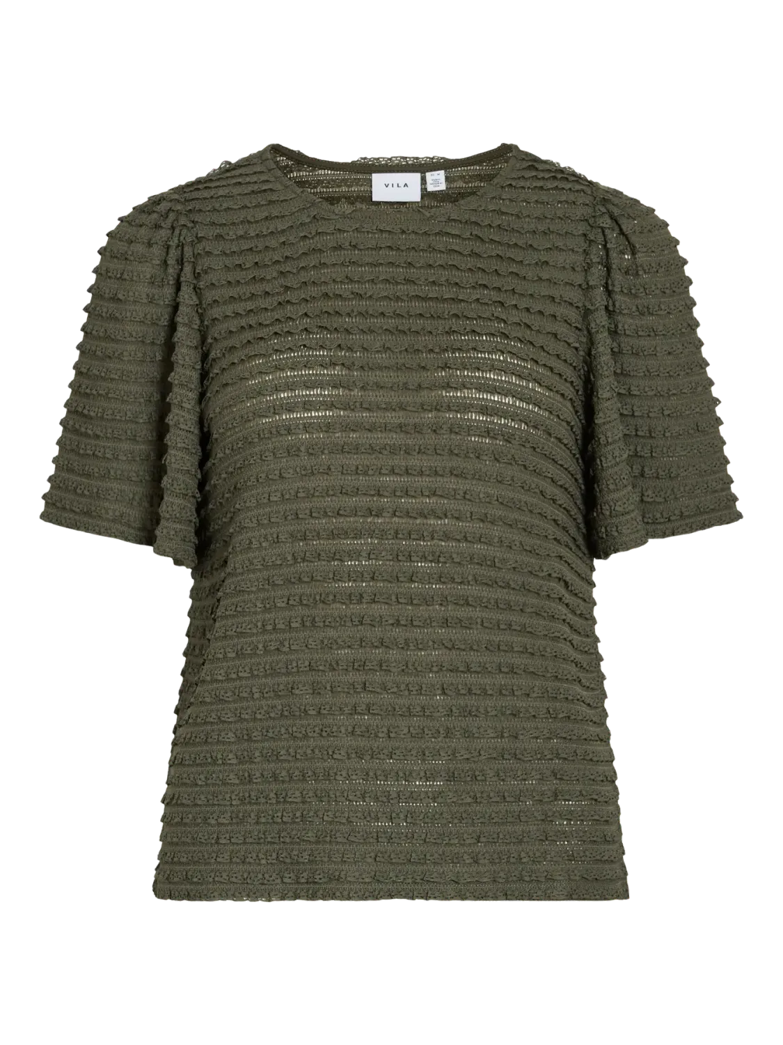 Vila VILOGAN O-NECK S/S TOP Deep Depths 14108973