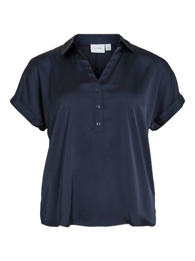 Vila VIENNA RAVENNA S/S TOP - NOOS Navy Blazer 14107405