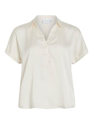 Vila VIENNA RAVENNA S/S TOP - NOOS Cloud Dancer 14107405