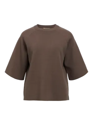 Object OBJREYNARD 2/4 KNIT PULLOVER NOOS Morel 23045103