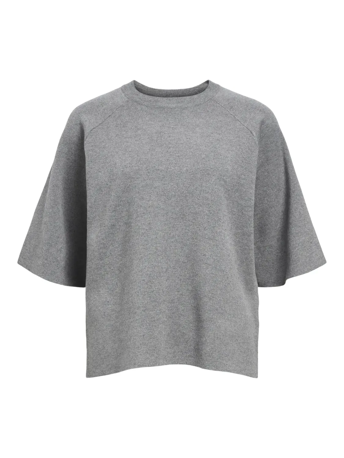 Object OBJREYNARD 2/4 KNIT PULLOVER NOOS Medium Grey Melange 23045103