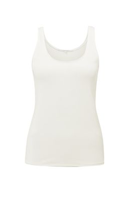 YaYa Singlet with low neckline OFF WHITE 01-729040-506