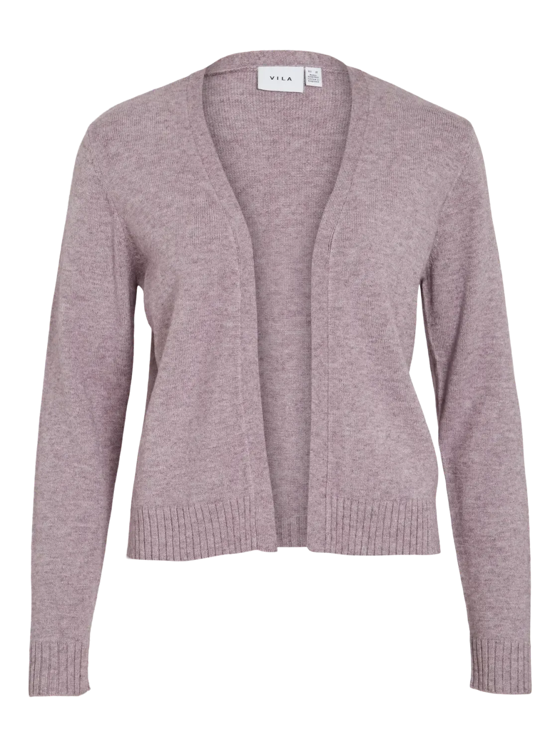 Vila VIRIL SHORT L/S KNIT CARDIGAN-NOOS Toadstool/LIGHT MELA 14060800