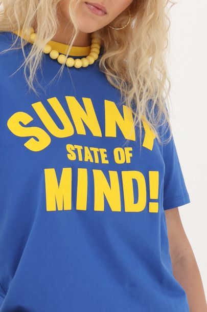 My Jewellery Sunny state of mind tee Blue MJ13905