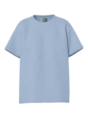 Pieces PCSKYLAR SS OVERSIZED TEE JRS NOOS Cashmere Blue 17146654