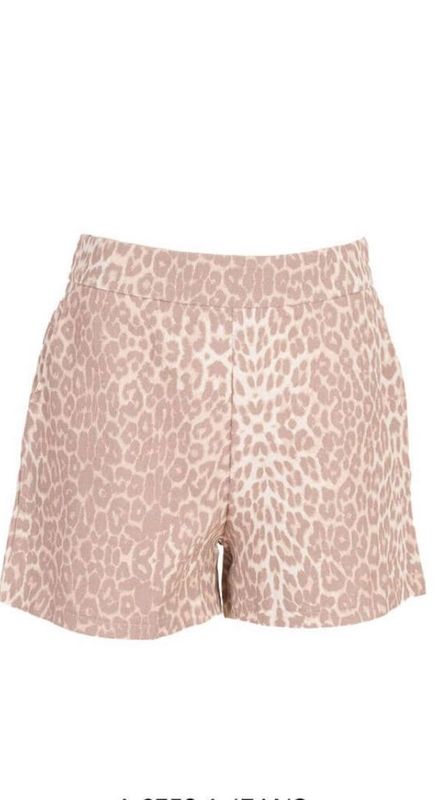 Azzurro short leopard BEIGE A-9753-1