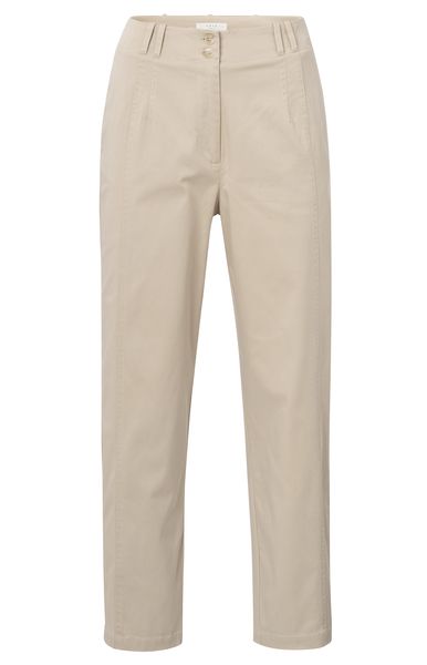 YaYa Geweven katoenen broek HUMUS BEIGE 01-301183-503