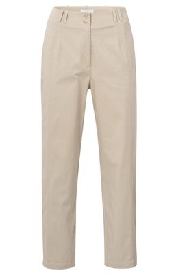 YaYa Geweven katoenen broek HUMUS BEIGE 01-301183-503