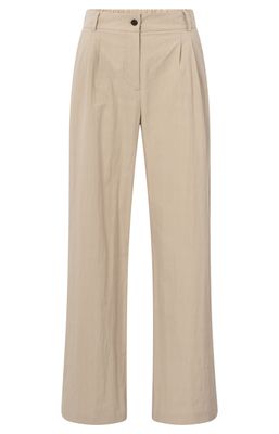 YaYa Geweven katoenen broek TWILL BEIGE 01-301178-503