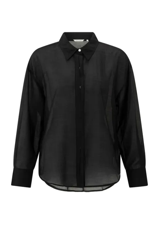 YaYa Blouse met biesdetail PHANTOM 01-201140-503