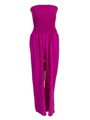 Azzurro jumpsuit strapless magneta A-7206