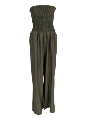Azzurro jumpsuit strapless Army A-7206