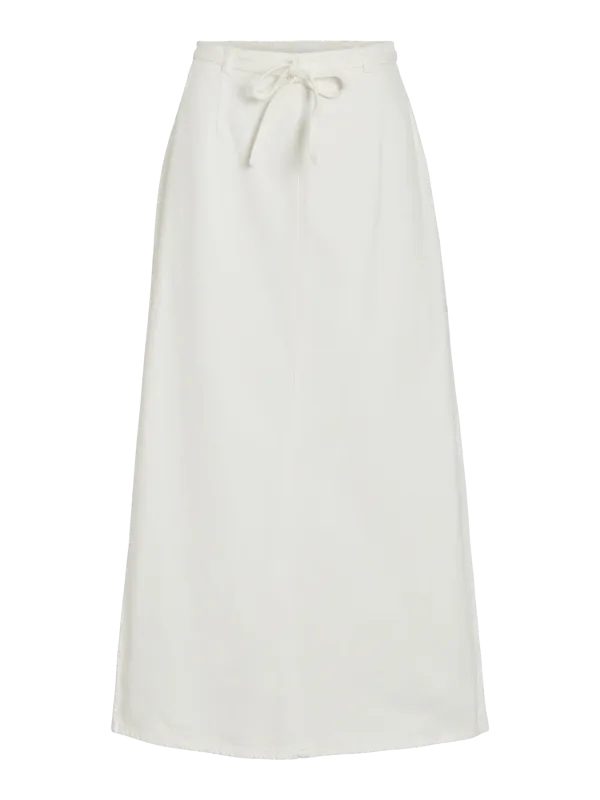 Vila VIPAL HW ANCLE DENIM SKIRT WHITE/BF: White DeniM14106803