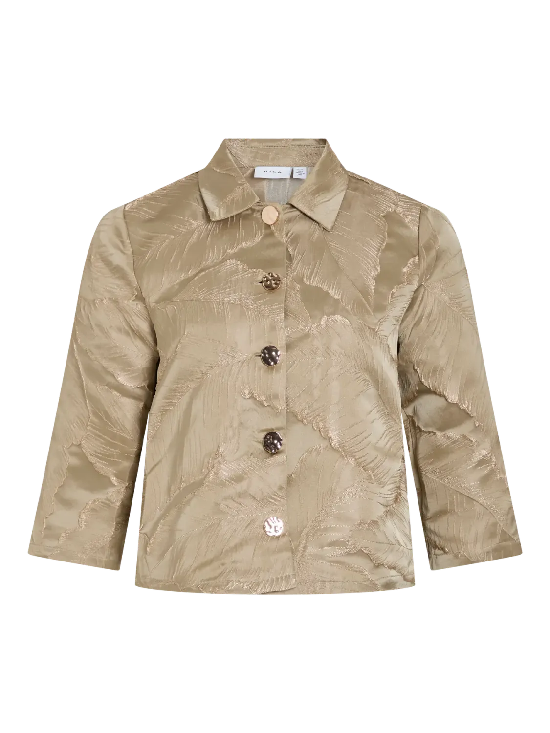 Vila VIISABELLE 3/4 BLAZER/DC Elm/JACQUARD 14108605